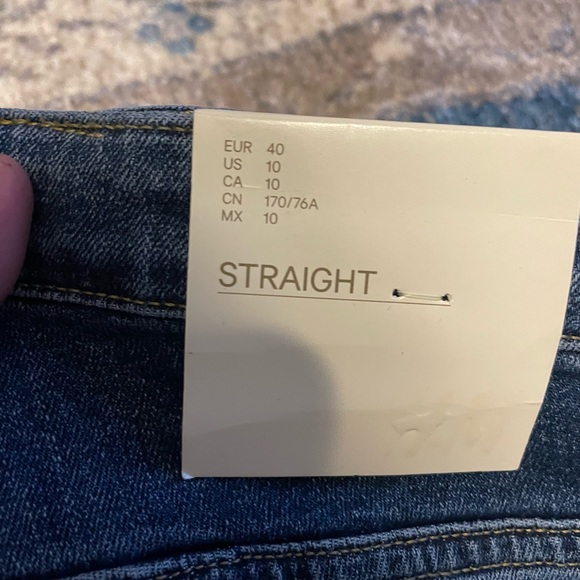 H&M Straight Leg Jeans | Sz 10 - Picture 5 of 6
